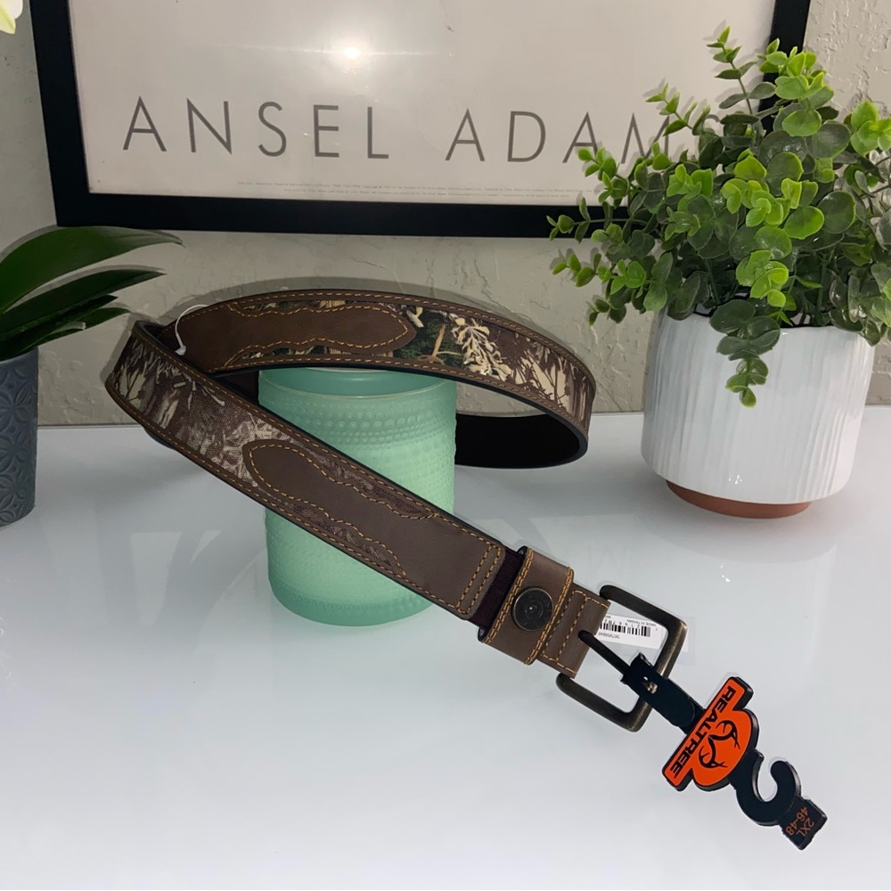 ‼️SOLD‼️Mens 2XL XXL 46-48 RealTree Camo Belt NWT Hunting